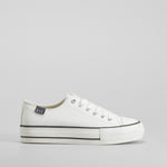 Zapatilla plataforma blanca NYC