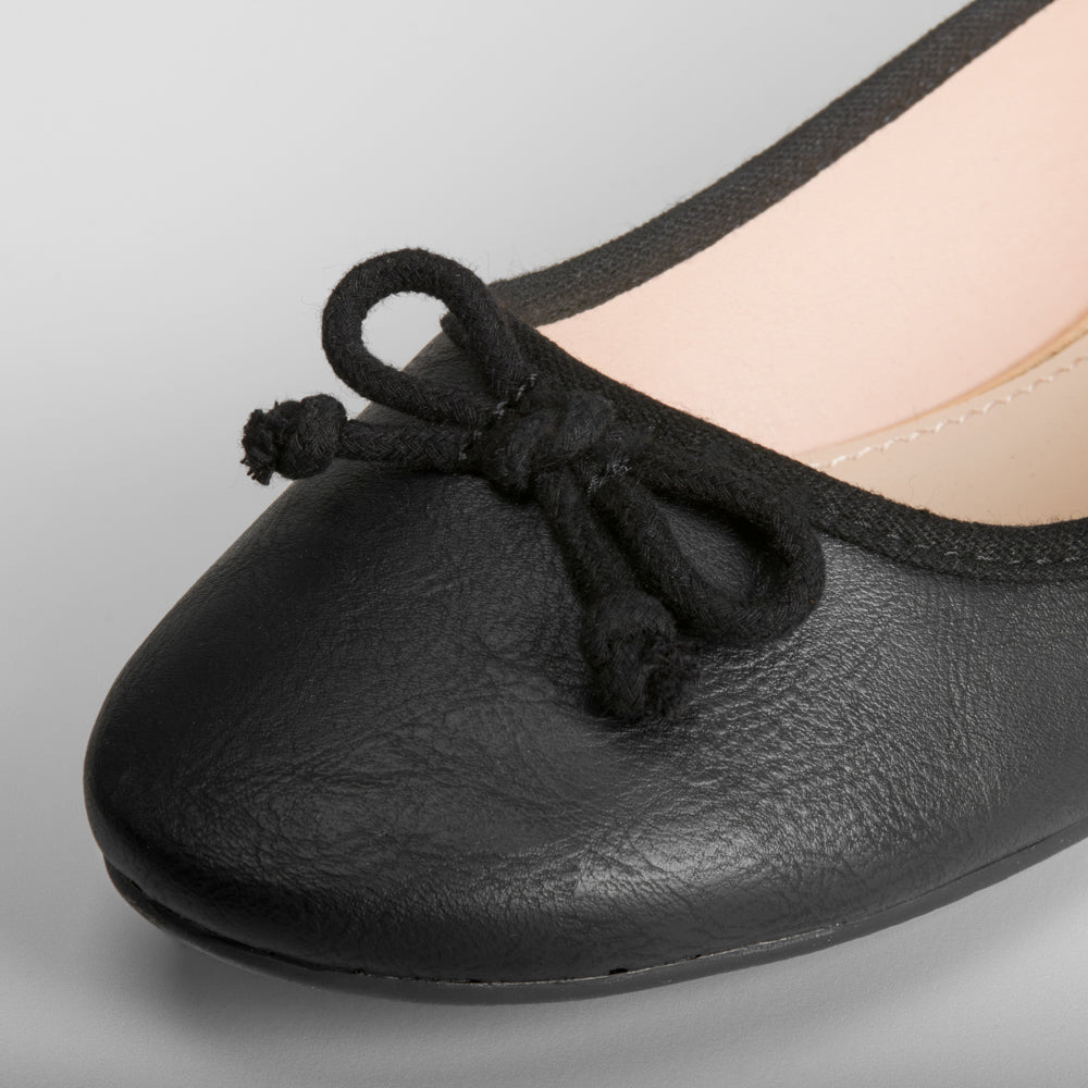 Bailarina básica negra PICCOLA PIU