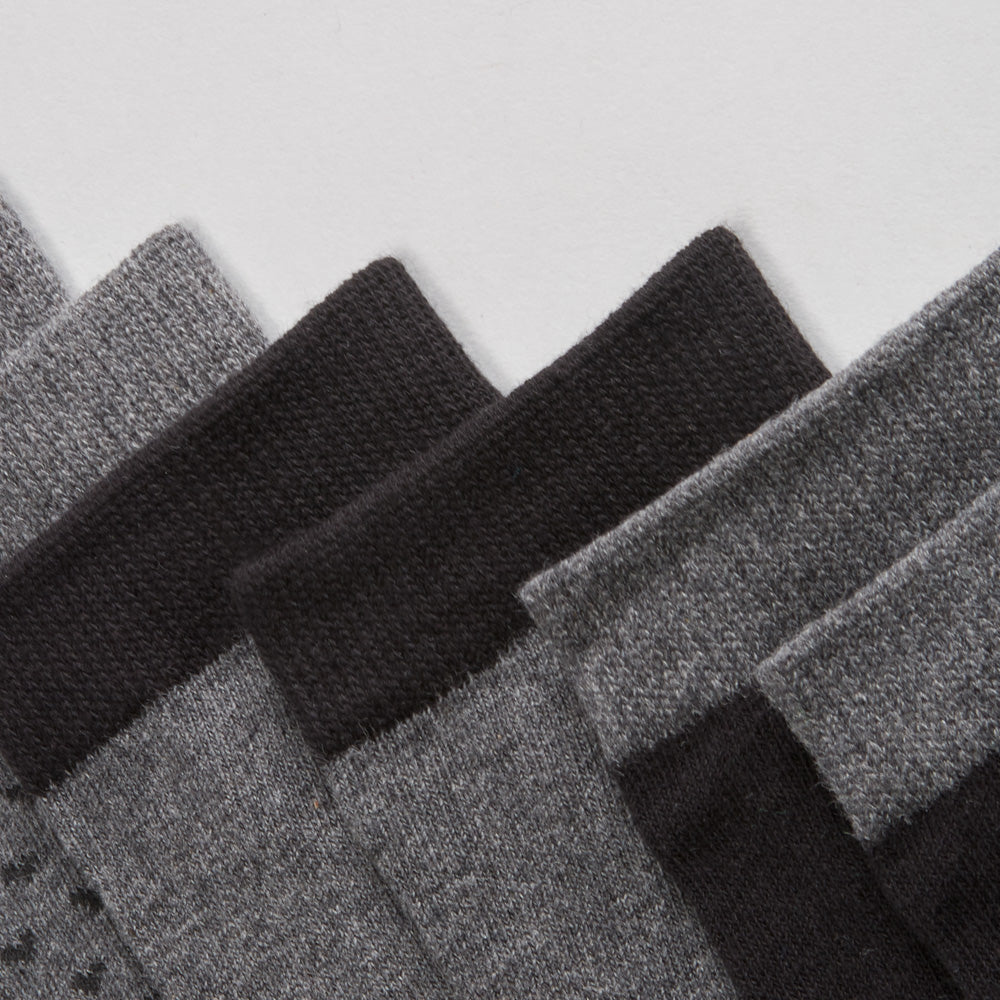 Pack 3 calcetines gris estampado MKL