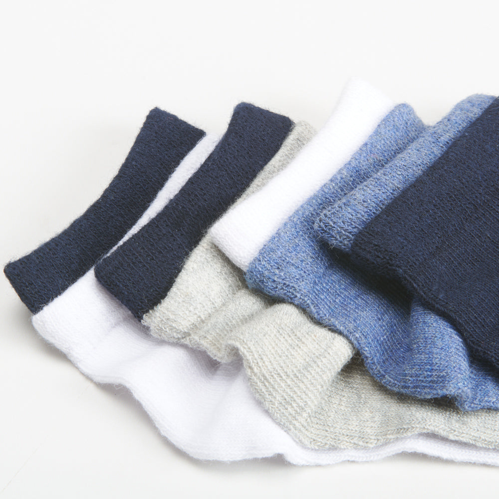 Pack 5 calcetines invisibles azul MKL