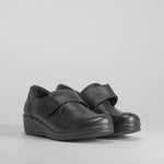 Zapato velcro confort piel COMFEET