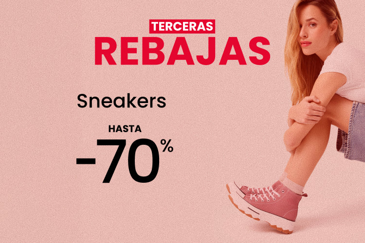 Terceras rebajas en sneakers hasta -70%
