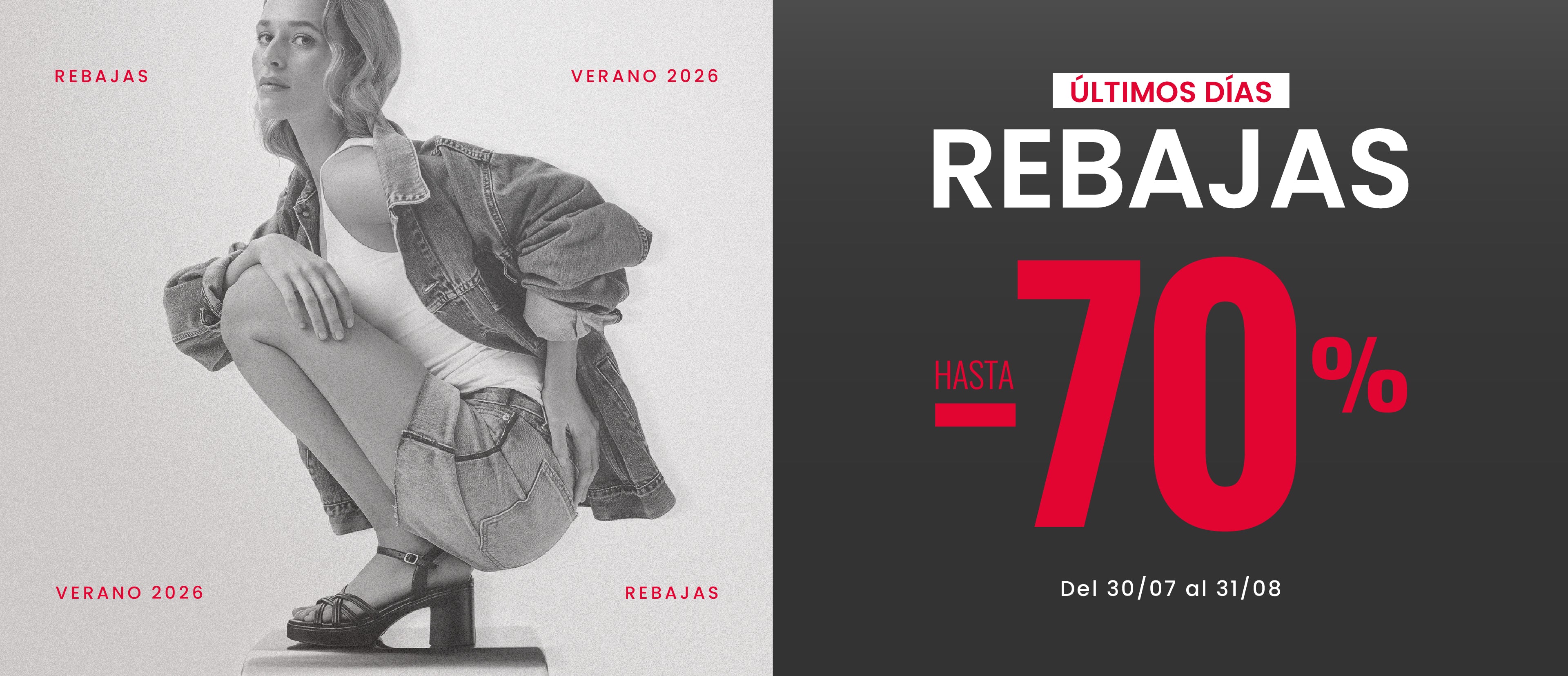 Rebajas en sandalias hasta -70%