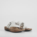 Sandalia esclava piel WALK & FLY