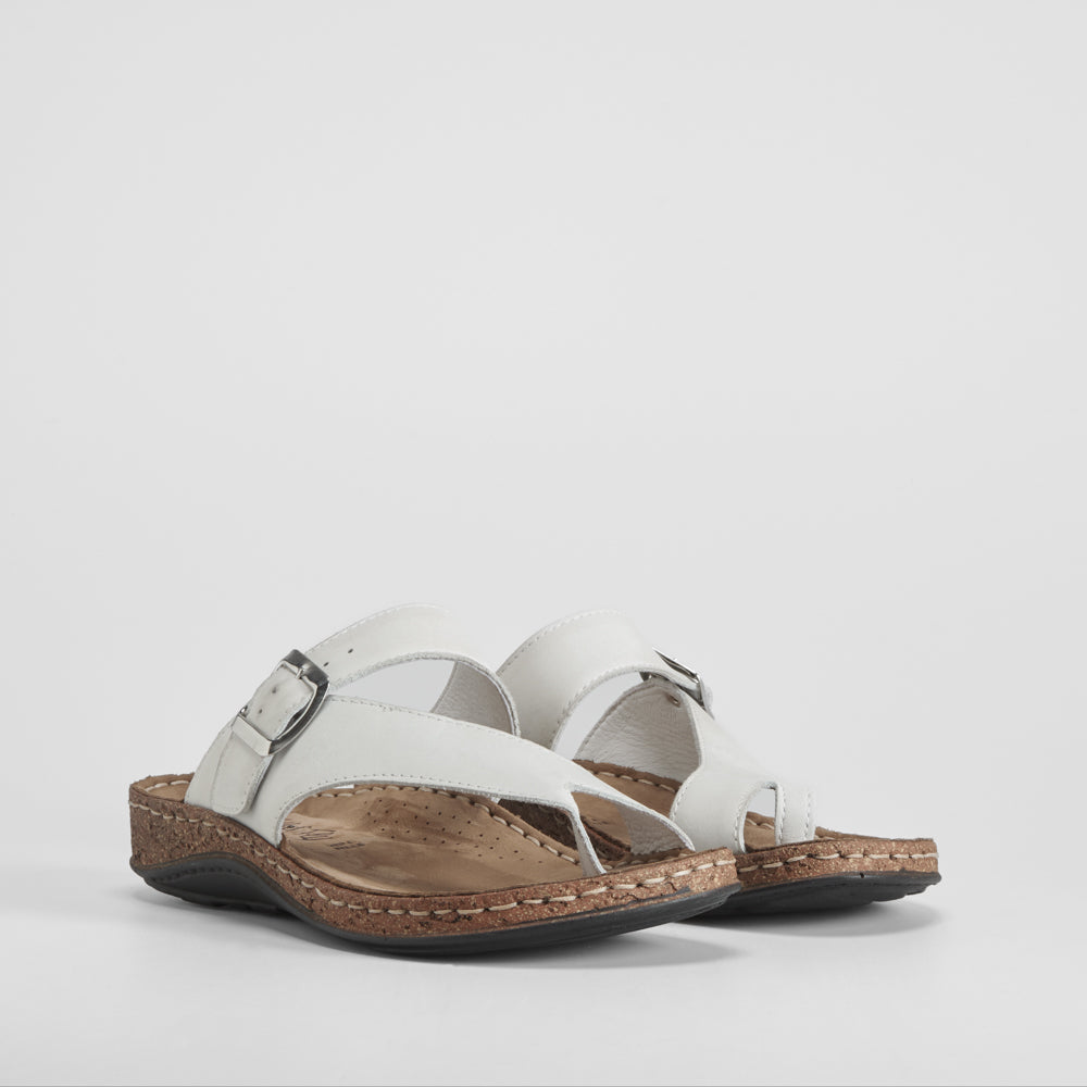 Sandalia esclava piel WALK & FLY