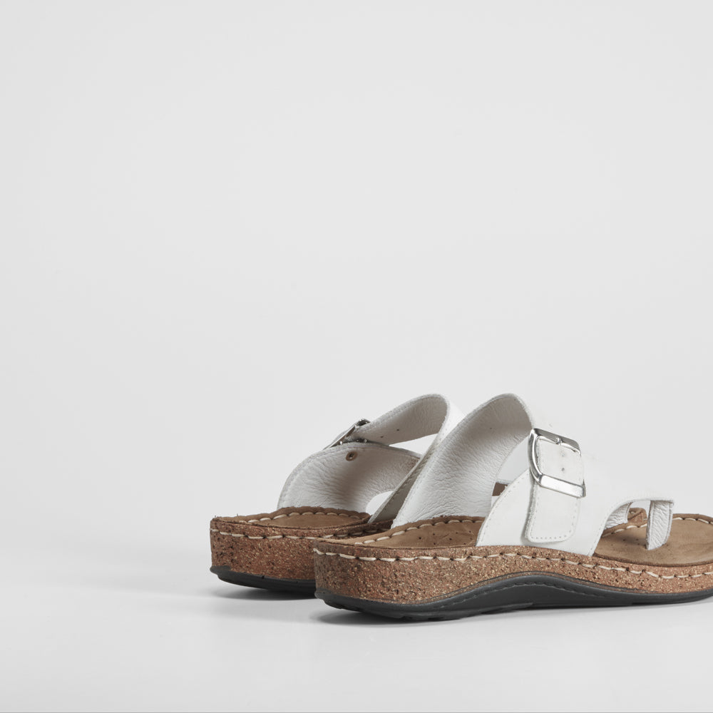Sandalia esclava piel WALK & FLY