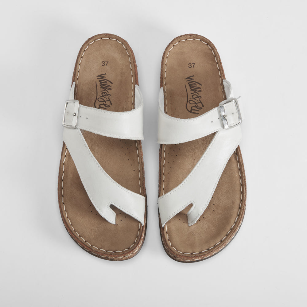 Sandalia esclava piel WALK & FLY