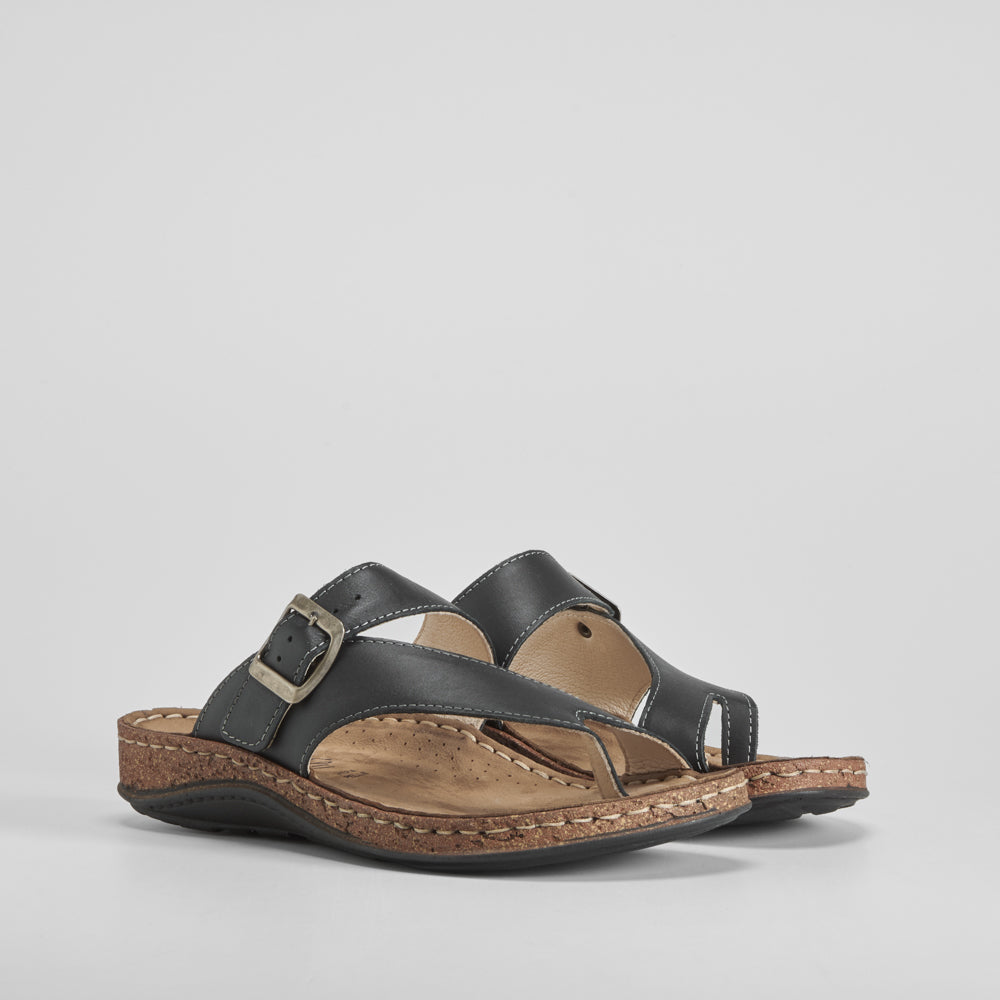 Sandalia esclava piel WALK & FLY