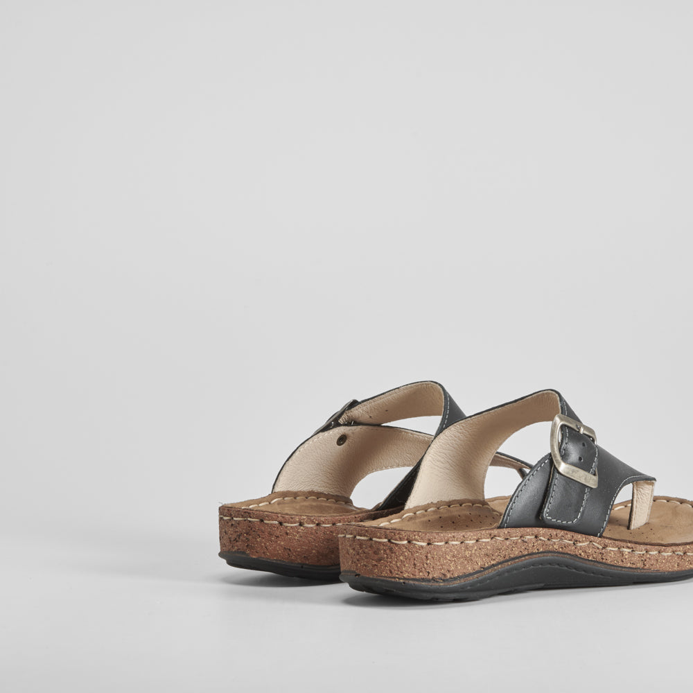 Sandalia esclava piel WALK & FLY