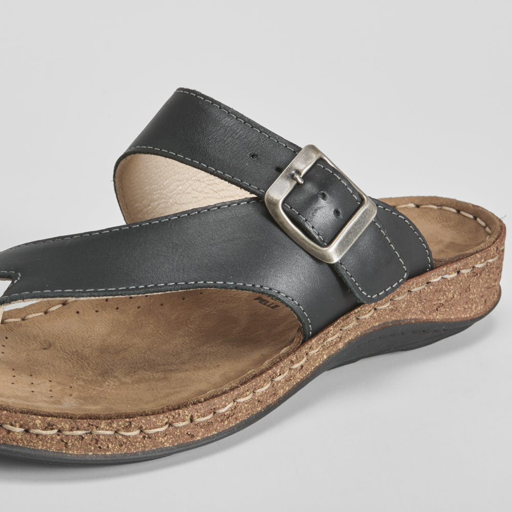 Sandalia esclava piel WALK & FLY