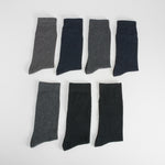 Pack x7 calcetines media caña MKL