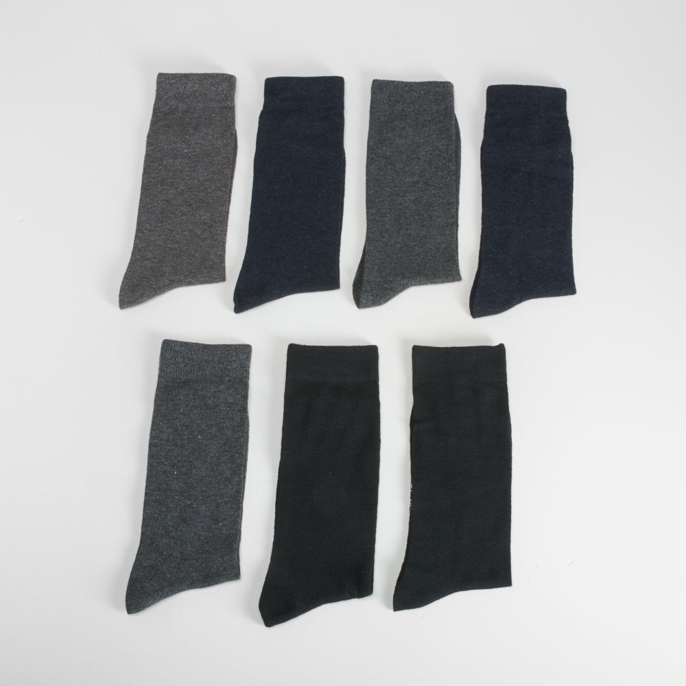 Pack x7 calcetines media caña MKL