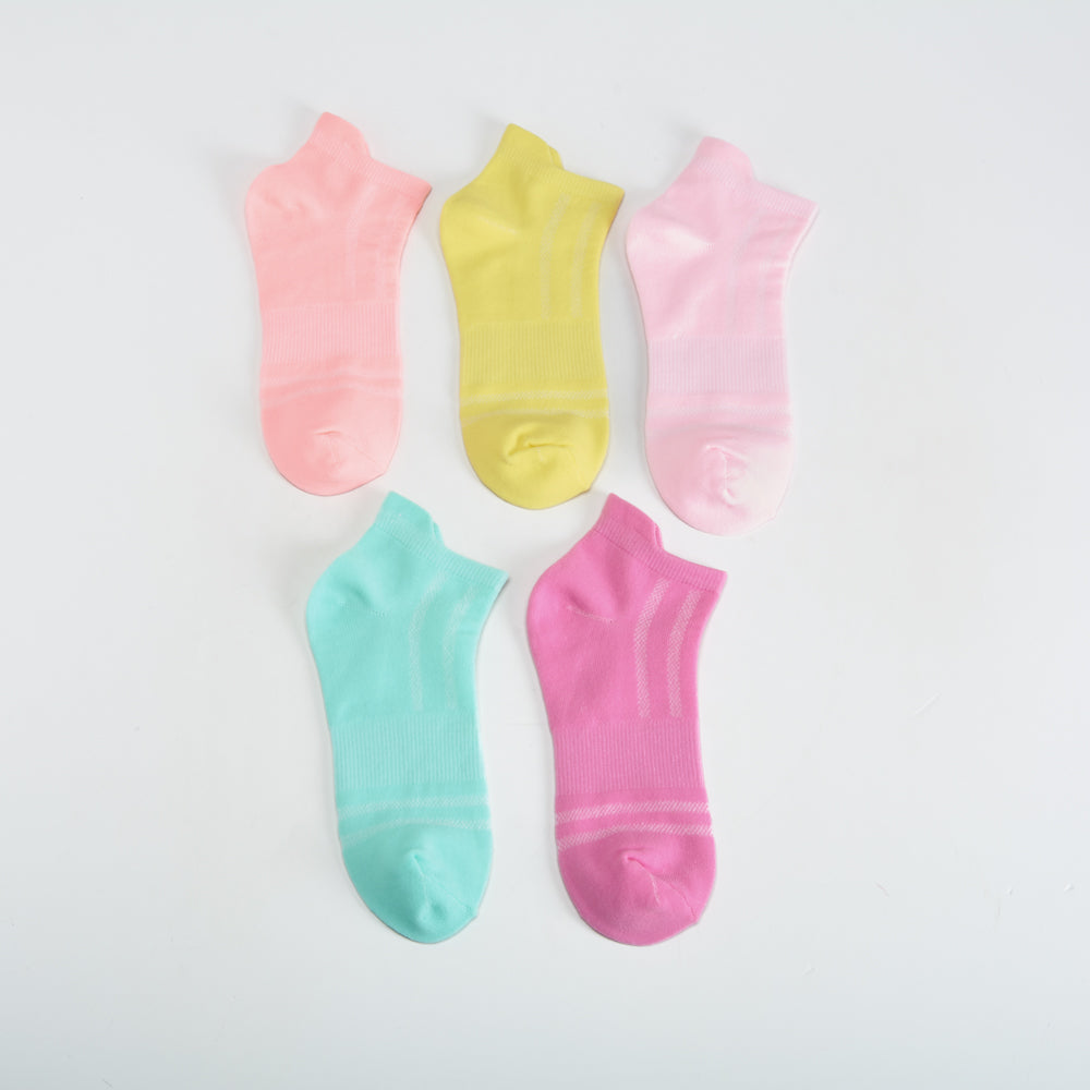Pack x5 media tobillero colores MKL