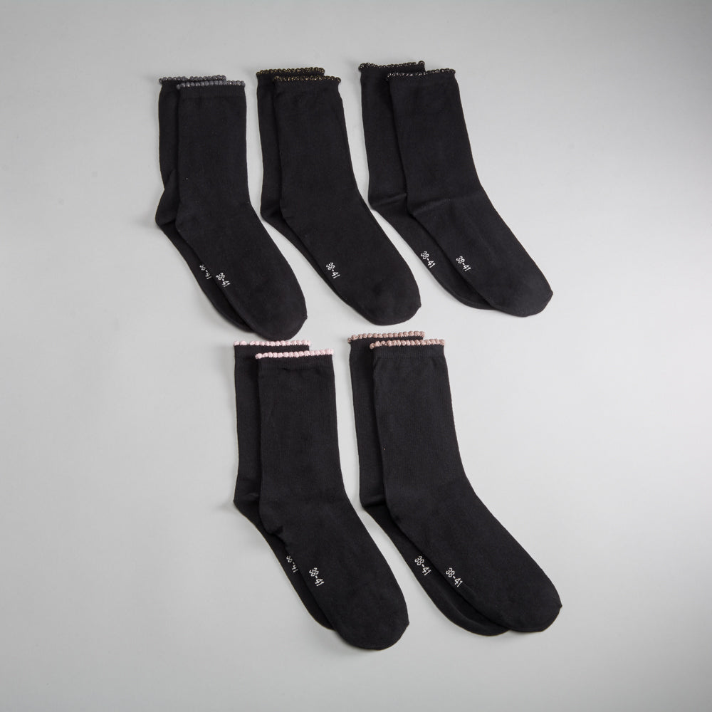 Pack 5 calcetines detalle lurex MKL