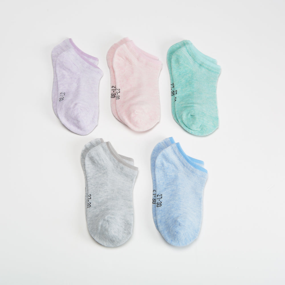 Pack x5 calcetines tobilleros pasteles MKL