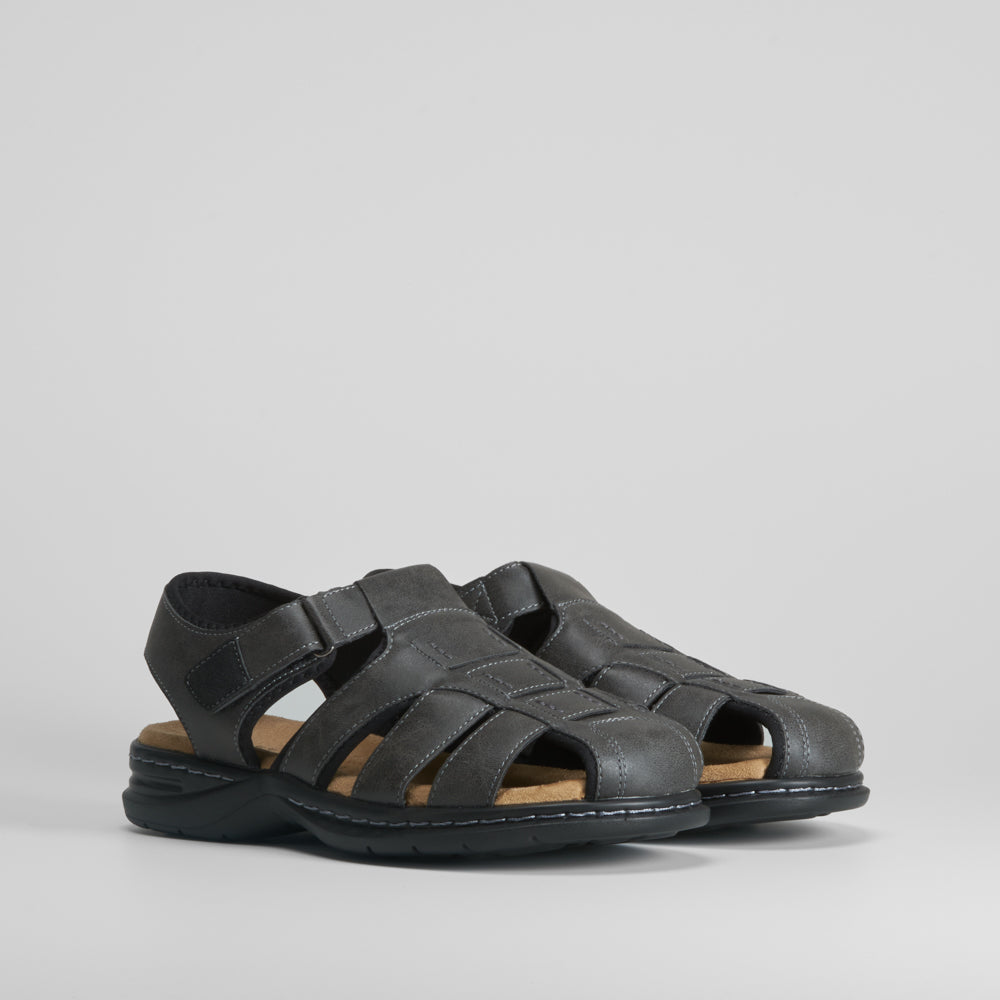 Sandalia confort cerrada negra COMFEET