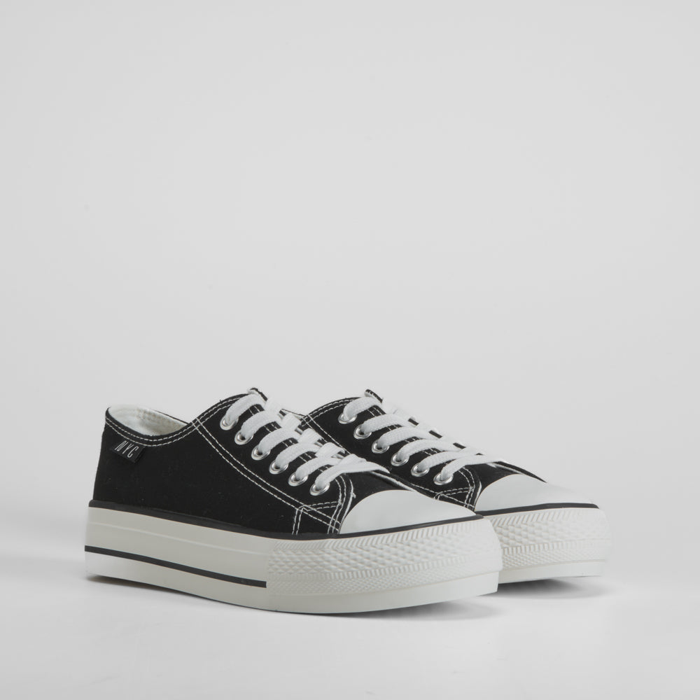 Zapatilla lona básica piso doble NYC
