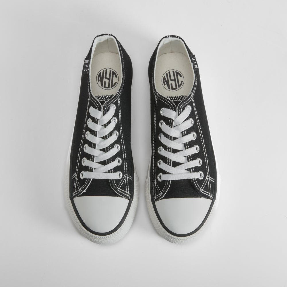 Zapatilla lona básica piso doble NYC