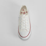 Zapatilla puntera lona blanca  OH GIRL