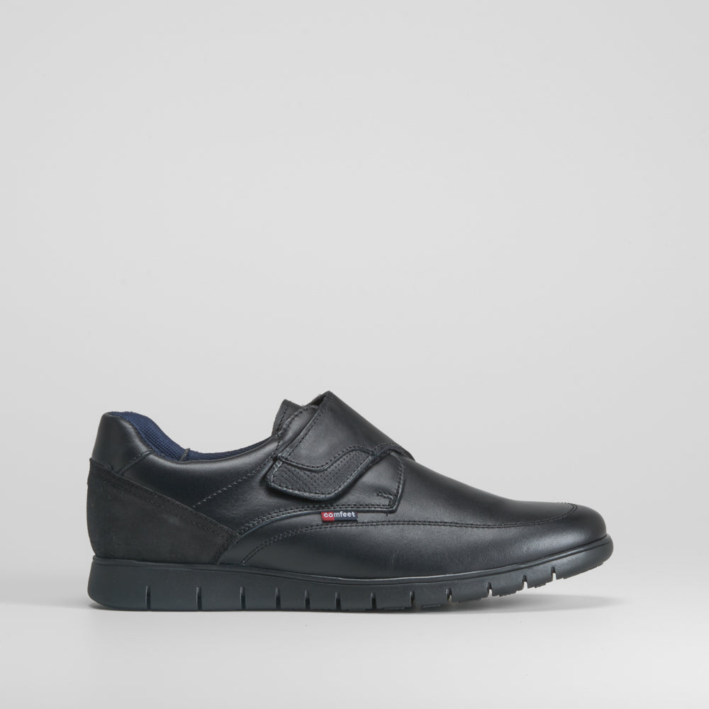 Zapato piel velcro COMFEET