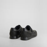 Zapato confort velcro piel negro COMFEET