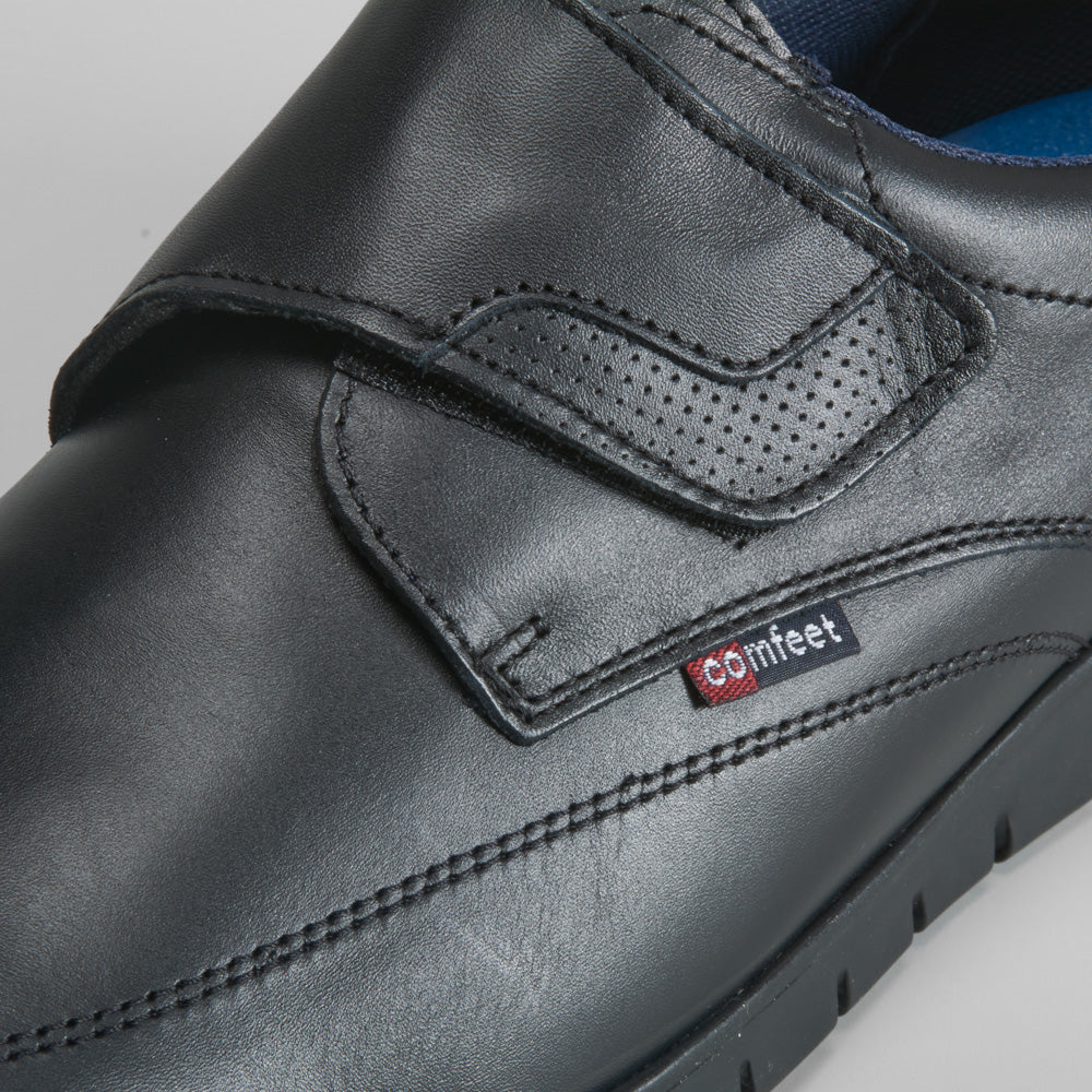 Zapato piel velcro COMFEET
