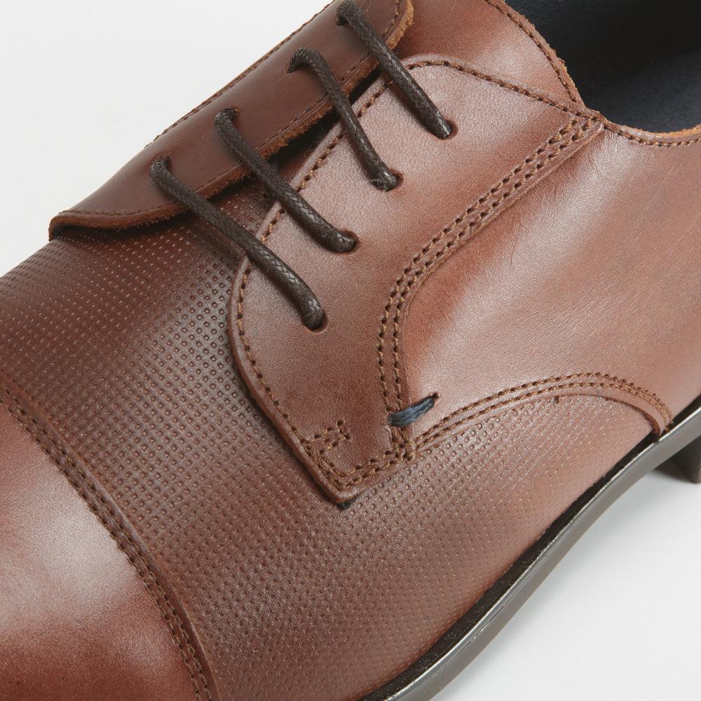 Blucher piel puntera grabados MR HANSEN