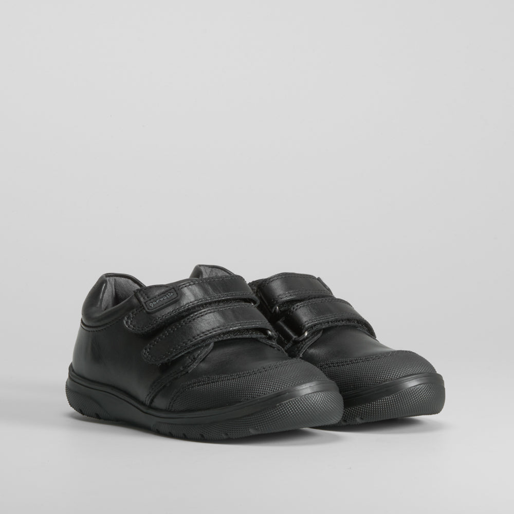Zapato colegial piel velcro GARVALIN