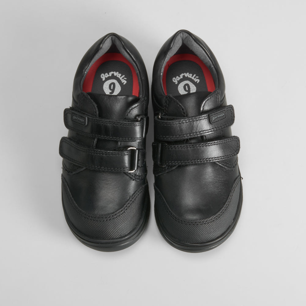 Zapato colegial piel velcro GARVALIN
