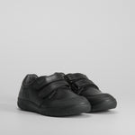 Zapato colegial piel doble velcro GARVALIN