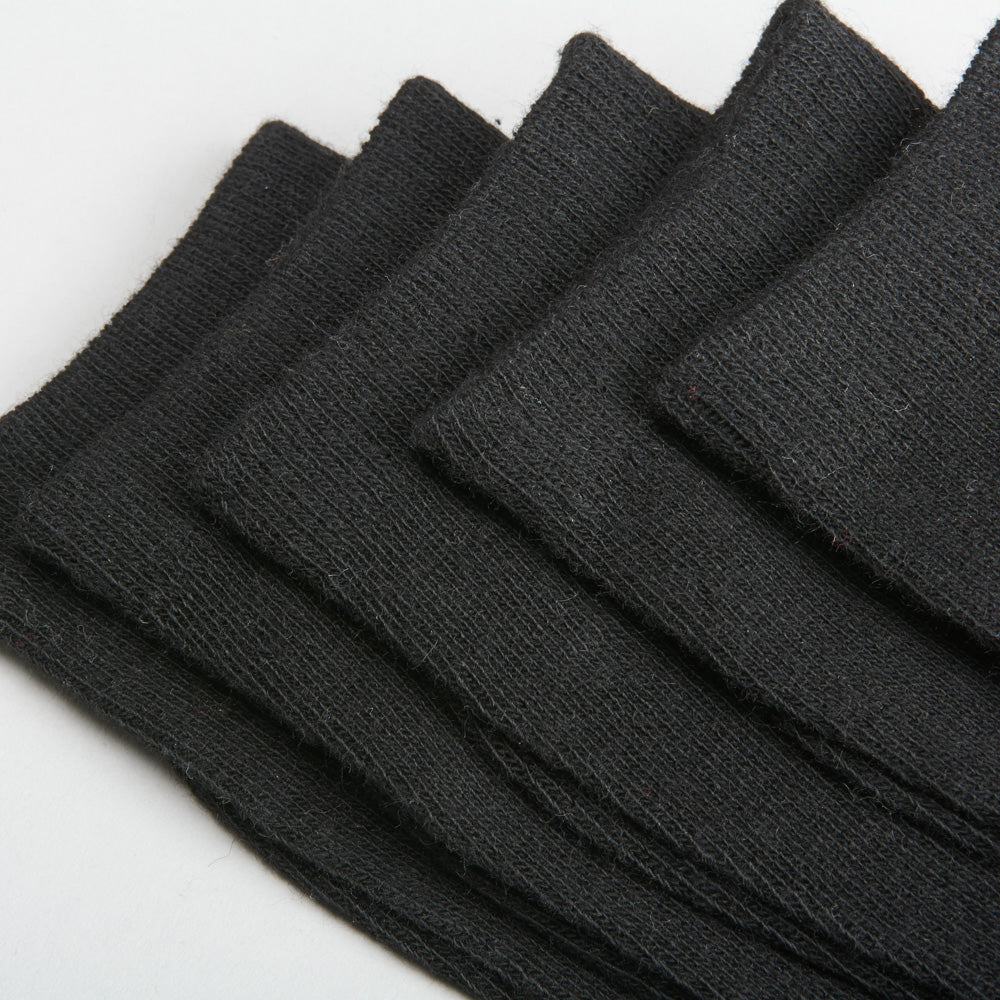 Pack x7 calcetines negro MKL