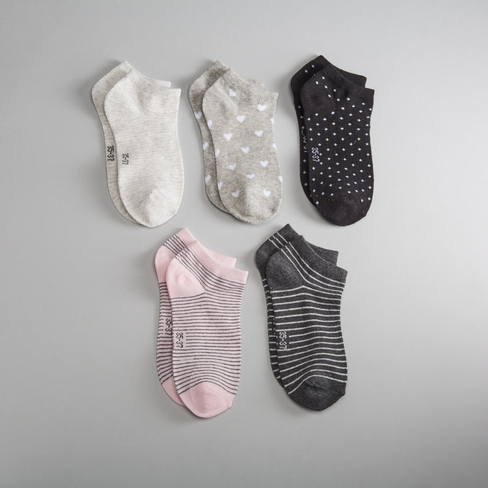 Pack x5 calcetines invisibles multi MKL