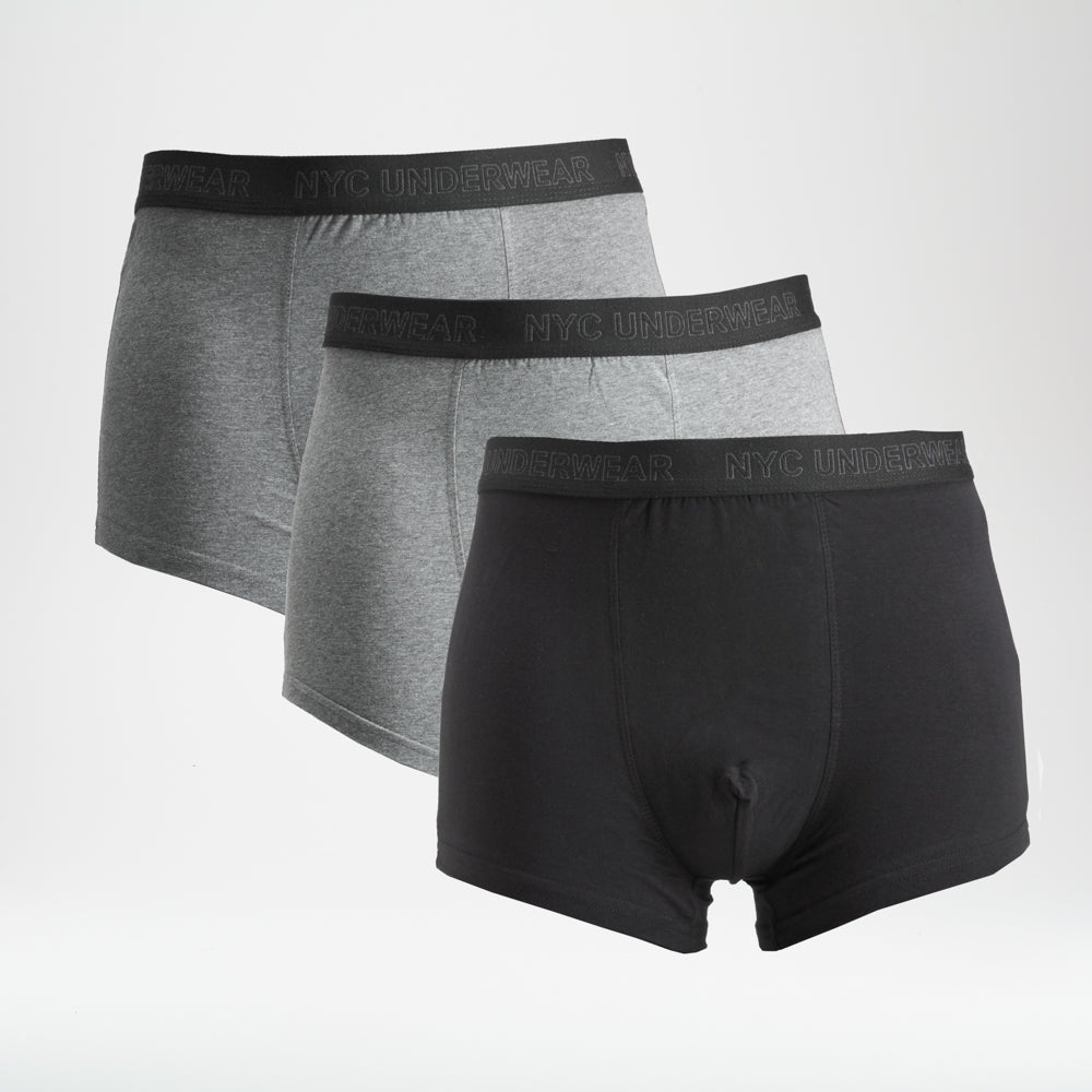 Pack x3 bóxers multi gris caballero MKL