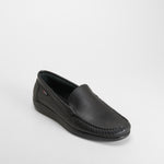 Mocasín confort piel ligero negro COMFEET