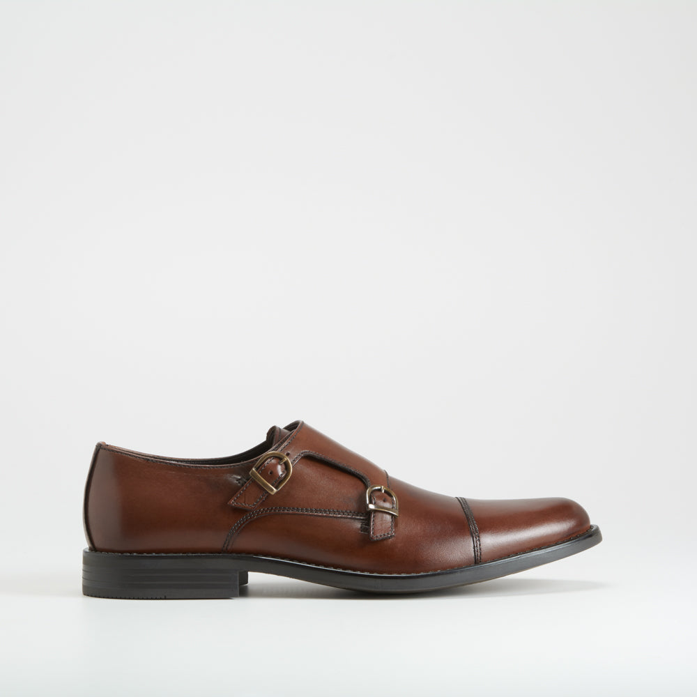 Zapato monk hebillas piel FOSCO