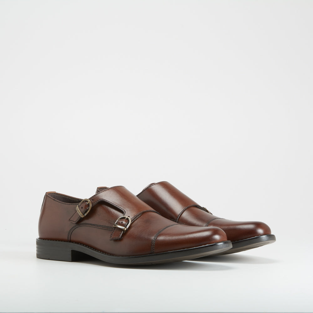 Zapato monk hebillas piel FOSCO