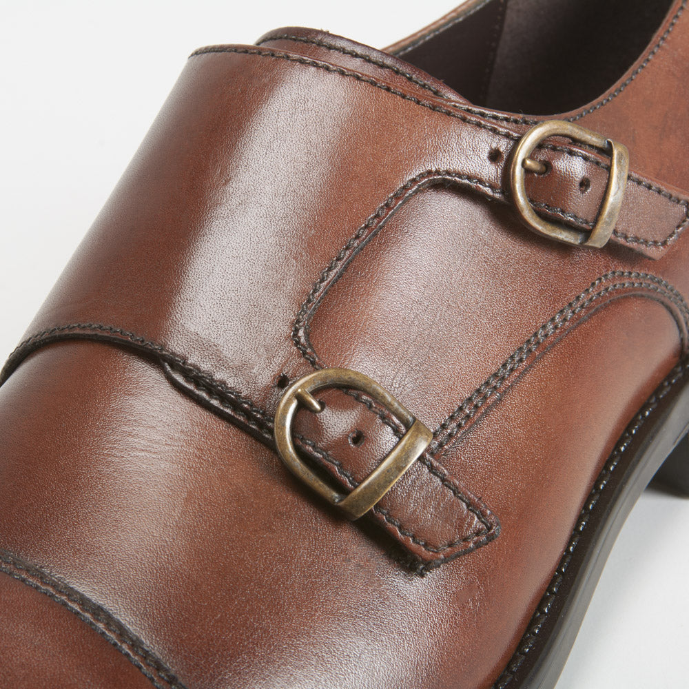 Zapato monk hebillas piel FOSCO