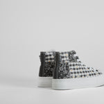 Zapatilla alta cuadros plataforma OH GIRL