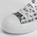 Zapatilla alta cuadros plataforma OH GIRL