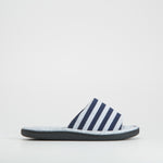 Zapatilla de casa rayas abierta OLYNE