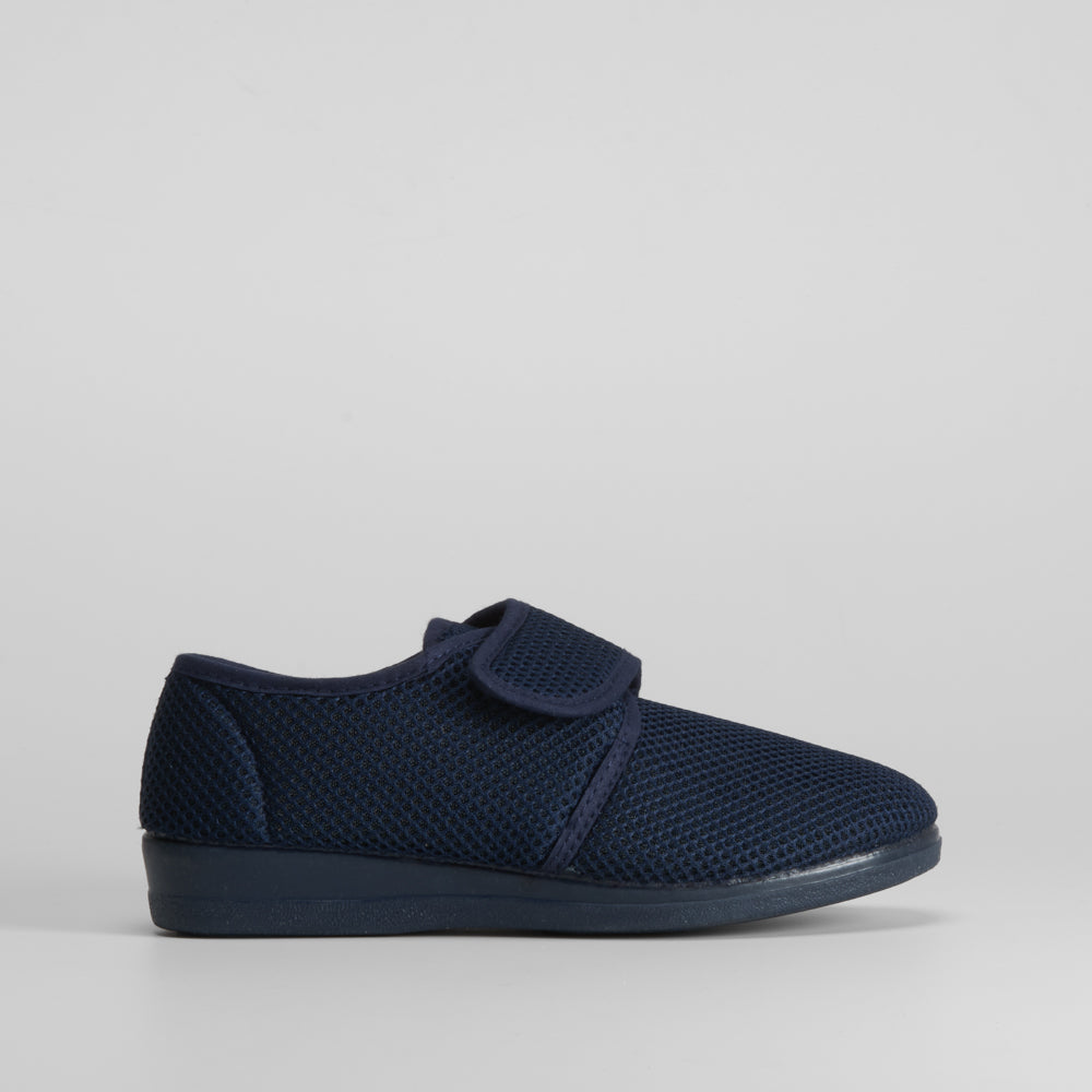 Zapatilla lona malla velcro COMFEET