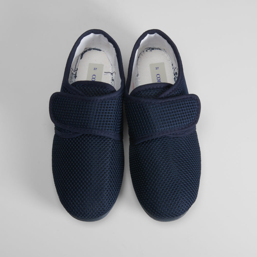 Zapatilla lona malla velcro COMFEET