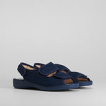 Sandalia cómoda  lona velcros COMFEET