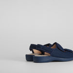 Sandalia cómoda  lona velcros COMFEET