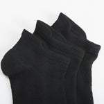 Pack 3x calcetines tobilleros negro MKL