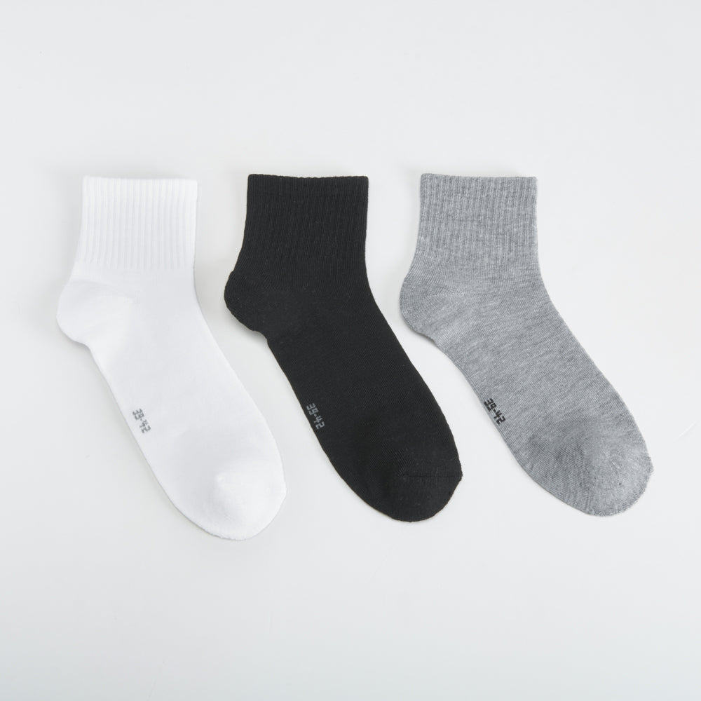 Pack 3x calcetines tobilleros multicolor MKL