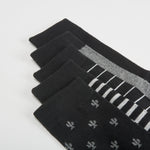 Pack x5 calcetines detalle gris caballero