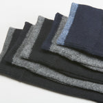 Pack x5 calcetines media caña liso detalle raya