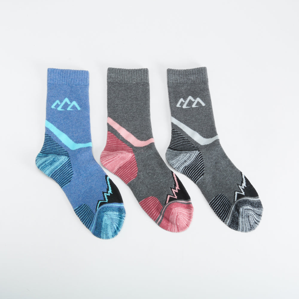 Pack x3 calcetines trekking colores MKL