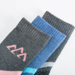 Pack x3 calcetines trekking colores MKL